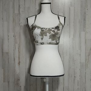 JoyLab Green & White Sports Bra